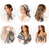 FAIRYGATE Seidentuch Damen Seidentuch Seide Leicht Seidenschal Bandana Halstuch Kopftuch Elegante Schal Tuch Geschenk für Frauen DA21(Da2123)