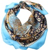 FAIRYGATE Seidentuch Damen Seidentuch Seide Leicht Seidenschal Bandana Halstuch Kopftuch Elegante Schal Tuch Geschenk für Frauen DA21(Da2124)