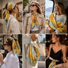 FAIRYGATE Seidentuch Damen Seidentuch Seide Leicht Seidenschal Bandana Halstuch Kopftuch Elegante Schal Tuch Geschenk für Frauen DA21(Fdas29010)