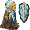 FAIRYGATE Seidentuch Damen Seidentuch Seide Leicht Seidenschal Bandana Halstuch Kopftuch Elegante Schal Tuch Geschenk für Frauen DA21(Fdas29011)