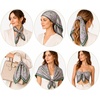 FAIRYGATE Seidentuch Damen Seidentuch Seide Leicht Seidenschal Bandana Halstuch Kopftuch Elegante Schal Tuch Geschenk für Frauen DA21(Fdas29022)
