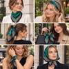 FAIRYGATE Seidentuch Damen Seidentuch Seide Leicht Seidenschal Bandana Halstuch Kopftuch Elegante Schal Tuch Geschenk für Frauen DA21(Fdgh93009)