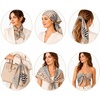 FAIRYGATE Seidentuch Damen Seidentuch Seide Leicht Seidenschal Bandana Halstuch Kopftuch Elegante Schal Tuch Geschenk für Frauen DA21(Fdgh93015)