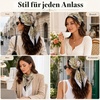 FAIRYGATE Seidentuch Damen Seidentuch Seide Leicht Seidenschal Bandana Halstuch Kopftuch Elegante Schal Tuch Geschenk für Frauen DA21(Fdgh94007)