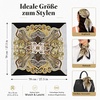 FAIRYGATE Seidentuch Damen Seidentuch Seide Leicht Seidenschal Bandana Halstuch Kopftuch Elegante Schal Tuch Geschenk für Frauen DA21(Fdgh94007)