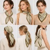 FAIRYGATE Seidentuch Damen Seidentuch Seide Leicht Seidenschal Bandana Halstuch Kopftuch Elegante Schal Tuch Geschenk für Frauen DA21(Fdgh94010)