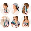FAIRYGATE Seidentuch Damen Seidentuch Seide Leicht Seidenschal Bandana Halstuch Kopftuch Elegante Schal Tuch Geschenk für Frauen DA21(Fdhzl93023)
