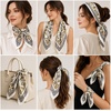 FAIRYGATE Seidentuch Damen Seidentuch Seide Leicht Seidenschal Bandana Halstuch Kopftuch Elegante Schal Tuch Geschenk für Frauen DA21(Fdhzl96019)