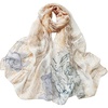 FAIRYGATE Chiffon Retro Schal Damen Leichtes Halstuch Seiden Chiffon Halstuch für Mädchen Frauen Halstuch Kopftuch(39005)