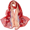 FAIRYGATE Chiffon Retro Schal Damen Leichtes Halstuch Seiden Chiffon Halstuch für Mädchen Frauen Halstuch Kopftuch(39020)