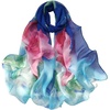 FAIRYGATE Chiffon Schal Damen Stola Halstuch Tuch für Sommer Herbst Winter Ganzjährig Schals & Tücher(Fdkra4617)
