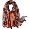 FAIRYGATE Damen Schal Halstücher für Frauen Kopftuch Umschlagtuch Viskose Schals Tuch Stola Stolen Wrap Shawl Halstuch 0001(0233)