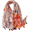 FAIRYGATE Damen Schal Halstücher für Frauen Kopftuch Umschlagtuch Viskose Schals Tuch Stola Stolen Wrap Shawl Halstuch 0001(0238)