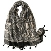 FAIRYGATE Damen Schal Halstücher für Frauen Kopftuch Umschlagtuch Viskose Schals Tuch Stola Stolen Wrap Shawl Halstuch 0001(0242)