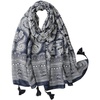 FAIRYGATE Damen Schal Halstücher für Frauen Kopftuch Umschlagtuch Viskose Schals Tuch Stola Stolen Wrap Shawl Halstuch 0001(Fdyt9037)