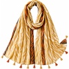 FAIRYGATE Damen Schal Vogel Blume Schmetterling Druck Lange Soft Neck Scarf Wickel Stola für Summer Beach Winter Geschenk(8036)
