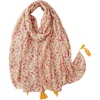 FAIRYGATE Damen Schal Vogel Blume Schmetterling Druck Lange Soft Neck Scarf Wickel Stola für Summer Beach Winter Geschenk(Fdyt17236)