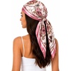 FAIRYGATE Seide Schal Damen Halstücher Seidentuch Schals Halstuch Seidenschal Scarf Bandana Taschentuch Handgelenk Kopftücher Einheitsgröße 78(78007)