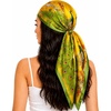 FAIRYGATE Seide Schal Damen Halstücher Seidentuch Schals Halstuch Seidenschal Scarf Bandana Taschentuch Handgelenk Kopftücher Einheitsgröße 78(78012)