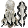 FAIRYGATE Seide Schal Damen Halstücher Seidentuch Schals Halstuch Seidenschal Scarf Bandana Taschentuch Handgelenk Kopftücher Einheitsgröße 78(78015)