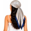 FAIRYGATE Seide Schal Damen Halstücher Seidentuch Schals Halstuch Seidenschal Scarf Bandana Taschentuch Handgelenk Kopftücher Einheitsgröße 78(Fdas28009)
