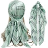 FAIRYGATE Seide Schal Damen Halstücher Seidentuch Schals Halstuch Seidenschal Scarf Bandana Taschentuch Handgelenk Kopftücher Einheitsgröße 78(Fdas28010)