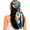 FAIRYGATE Seide Schal Damen Halstücher Seidentuch Schals Halstuch Seidenschal Scarf Bandana Taschentuch Handgelenk Kopftücher Einheitsgröße 78(Fdas28023)