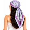 FAIRYGATE Seide Schal Damen Halstücher Seidentuch Schals Halstuch Seidenschal Scarf Bandana Taschentuch Handgelenk Kopftücher Einheitsgröße 78(Fdgh73014)