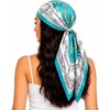 FAIRYGATE Seide Schal Damen Halstücher Seidentuch Schals Halstuch Seidenschal Scarf Bandana Taschentuch Handgelenk Kopftücher Einheitsgröße 78(Fdgh73017)