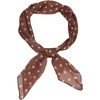 FAIRYGATE Seidenschal Damen Chiffon Elegante Seidentuch Haare Satintuch Halstuch Bandana Tuch Kopftücher Taschentuch Ansatz Scarf DA27(Fdwxa2817)