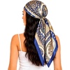 FAIRYGATE Seidentuch Damen Seidentuch Seide Leicht Seidenschal Bandana Halstuch Kopftuch Elegante Schal Tuch Geschenk für Frauen DA21(Da2123)