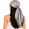 FAIRYGATE Seidentuch Damen Seidentuch Seide Leicht Seidenschal Bandana Halstuch Kopftuch Elegante Schal Tuch Geschenk für Frauen DA21(Fdas29022)