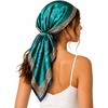 FAIRYGATE Seidentuch Damen Seidentuch Seide Leicht Seidenschal Bandana Halstuch Kopftuch Elegante Schal Tuch Geschenk für Frauen DA21(Fdgh93009)