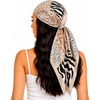FAIRYGATE Seidentuch Damen Seidentuch Seide Leicht Seidenschal Bandana Halstuch Kopftuch Elegante Schal Tuch Geschenk für Frauen DA21(Fdgh93015)