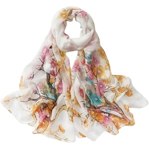 FAIRYGATE Chiffon Schal Damen Stola Halstuch Tuch für Sommer Herbst Winter Ganzjährig Schals & Tücher(50021)