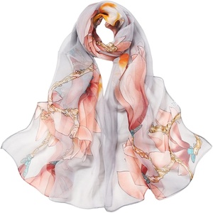 FAIRYGATE Chiffon Schal Damen Stola Halstuch Tuch für Sommer Herbst Winter Ganzjährig Schals & Tücher(50029)