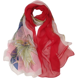 FAIRYGATE Chiffon Schal Damen Stola Halstuch Tuch für Sommer Herbst Winter Ganzjährig Schals & Tücher(Fdkra4612)