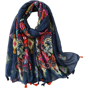 FAIRYGATE Damen Schal Halstücher für Frauen Kopftuch Umschlagtuch Viskose Schals Tuch Stola Stolen Wrap Shawl Halstuch 0001(0225)