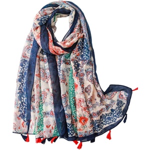 FAIRYGATE Damen Schal Halstücher für Frauen Kopftuch Umschlagtuch Viskose Schals Tuch Stola Stolen Wrap Shawl Halstuch 0001(0229)