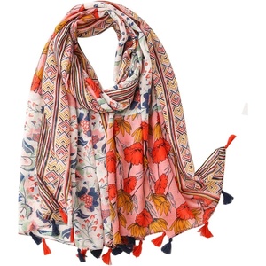 FAIRYGATE Damen Schal Halstücher für Frauen Kopftuch Umschlagtuch Viskose Schals Tuch Stola Stolen Wrap Shawl Halstuch 0001(0238)