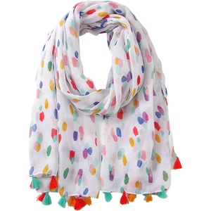 FAIRYGATE Damen Schal Halstücher für Frauen Kopftuch Umschlagtuch Viskose Schals Tuch Stola Stolen Wrap Shawl Halstuch 0001(FDYT18237)