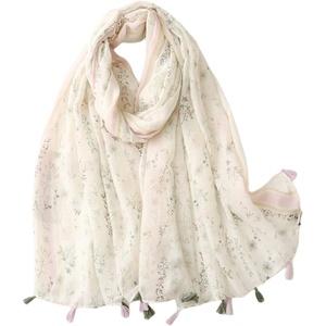 FAIRYGATE Damen Schal Halstücher für Frauen Kopftuch Umschlagtuch Viskose Schals Tuch Stola Stolen Wrap Shawl Halstuch 0001(FDYT18241)