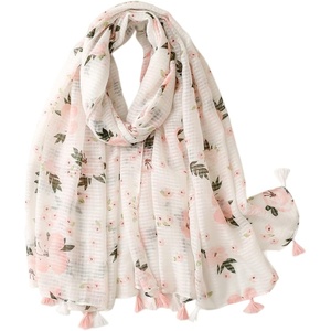 FAIRYGATE Damen Schal Halstücher für Frauen Kopftuch Umschlagtuch Viskose Schals Tuch Stola Stolen Wrap Shawl Halstuch 0001(Fdyt15242)