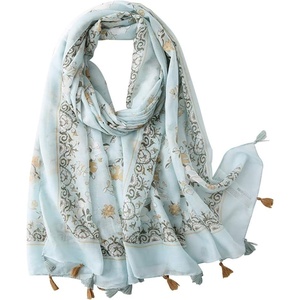 FAIRYGATE Damen Schal Halstücher für Frauen Kopftuch Umschlagtuch Viskose Schals Tuch Stola Stolen Wrap Shawl Halstuch 0001(Fdyt18231)