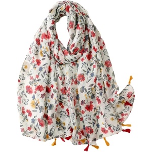 FAIRYGATE Damen Schal Halstücher für Frauen Kopftuch Umschlagtuch Viskose Schals Tuch Stola Stolen Wrap Shawl Halstuch 0001(Fdyt18240)