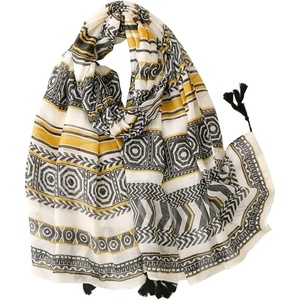 FAIRYGATE Damen Schal Halstücher für Frauen Kopftuch Umschlagtuch Viskose Schals Tuch Stola Stolen Wrap Shawl Halstuch 0001(Fdyt23237)