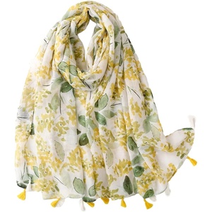 FAIRYGATE Damen Schal Halstücher für Frauen Kopftuch Umschlagtuch Viskose Schals Tuch Stola Stolen Wrap Shawl Halstuch 0001(Fdyt72007)