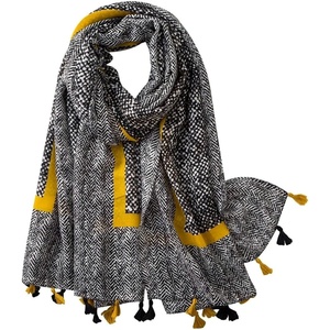 FAIRYGATE Damen Schal Vogel Blume Schmetterling Druck Lange Soft Neck Scarf Wickel Stola für Summer Beach Winter Geschenk(Fdyt17232)