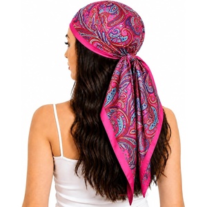 FAIRYGATE Damenschal Schal Tuch Blume Bandana Halstuch Kopftuch Schals 90 x 90 cm Bunte(74006)
