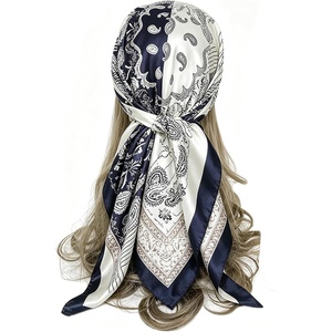 FAIRYGATE Damenschal Schal Tuch Blume Bandana Halstuch Kopftuch Schals 90 x 90 cm Bunte(74013)